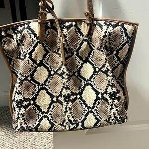 Tote Bag Sole Society Leopard print Great Condition 12 x14